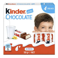 KINDER CHOCOLATE 4 PIECES 50 GRAM