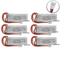 2S 7.4V 300mAh LiPo Battery/7.4V USB for WLtoys F959 R/C Airplane XK DHC-2 A600 A700 A800 A430 2.22Wh R/C Drone