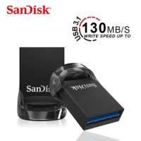 SanDisk USB Flash Drive CZ430 Ultra Fit 64G USB 3.0 32GB 16GB Pen Drives 64GB Up to 130MB/S usb stick PenDrives 128G 256G