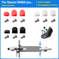 1Set E-Scooter Rear Fender Mudguard Screw Rubber Red Cap Black Screw Plug Cover for XIAOMI M365 pro Electric Scooter Parts