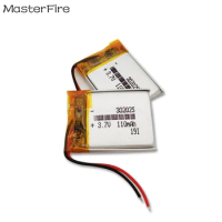 2x 3.7V 110mah Rechargeable Lithium Polymer Battery 302025 for Bluetooth Headset Smart Watch Bracelet Keyboard Mouse Batteries