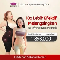 [JEDAR APPROVED] Kozuii Slimming Suit Korset Pelangsing Ion Negatif Jaco Korset Pembakar Lemak M-L