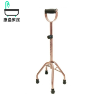 【康逸家居】恆伸醫療 鋁合金四腳拐杖U型大爪(U型握把#橡膠#穩定性#行動輔助#輕巧設計#老人輔具)