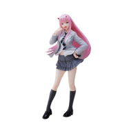 Original Genuine TAITO DARLING in the FRANXX 18cm Zero Two PVC Anime Action Figure Toys Collection Doll Christmas Gift