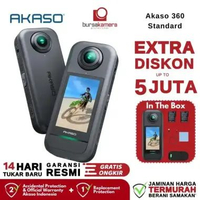 JUMPALITAN - AKASO 360 Creator Combo Triple Battery 5.7K Action Camera Akaso Action Cam Kamera 360 W