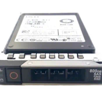 For Dell 800GB 2.5" 12G SAS Mixed Use TLC SSD GW8T1 MZ-ILT800C + 14th Gen Caddy