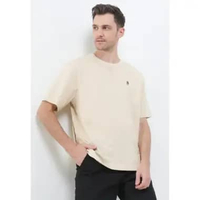 Hush Puppies Kaos Pria Script Beige L