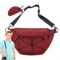 Front Sling Bag Multi-pocket Chest Bag For Travel Hiking Trendy Crossbody Sling Backpack Sling Bag Lightweight Adjustable