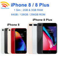 Original iPhone8 &amp; iPhone 8 Plus 4.7" &amp; 5.5" Retina IPS LCD 64/128/256GB Unlocked 4G iPhone 8 Fingerprint True Tone