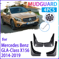 Car Mud Flaps for Mercedes Benz GLA Class X156 2014~2019 180 200 220 250 260 45 Mudguard Splash Guards Fender Auto Accessories