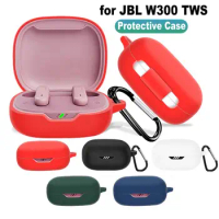 Silicone Headphone Cover For JBL W300 TWS Wireless Earbuds Case Shockproof Bluetooth Earphone Protector Soft Charger Box Shell