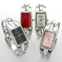 Dropshipping Luxury Ladies Bangle Watches for Women Rhombus Cheap Gold Rhinestone Watch Dress Quartz Wrist Clock Watches
