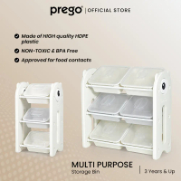Hot Sale Prego Baby Big Eye Monster Storage Bin With Lid Toys Organizer Children's Toy Rack