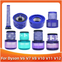 HEPA Dust Filter For Dyson V6 V7 V8 V10 V11 V12 SV12 SV14 SV18 Slim DC All Series Cordless Handheld Vacuum Cleaner Accessories