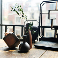 花瓶 不規則組合插花花器禪意中式復古禪意陶瓷花瓶器皿花道客廳擺件