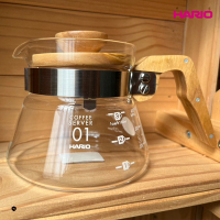 【HARIO V60橄欖木好握系列】02原木色咖啡分享壺600ml [VCWN-60-OV]
