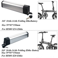 Replace HIMO Z16 Z20 Folding Ebike Battery 250W 350W 36V 10Ah 12Ah 13Ah 14Ah 20'' Foldable Electric Bike Lithium Battery 360Wh