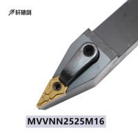 1pc MVVNN 2525M16 Turning Tool Holder Metal Lathe Cutting Machine for VNMG1604