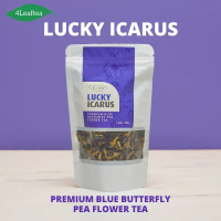 4Leaftea Lucky Icarus Premium Blue Butterfly Pea Flower Tea Food Coloring 40g Teh Bunga Telang