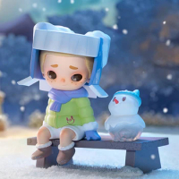52TOYS NOOK Waiting In Winter Limited style Figure Kawaii Ornaments Figurines Home Decor Desktop Model Dolls Gilrs Gift Model