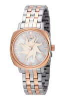 Roscani Roscani Louise E34 (360° Spinning Dial with Patterned MOP) Rose Gold Silver White Bracelet Women Watch