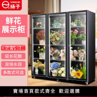 【台灣公司 超低價】揚子鮮花專用保鮮柜水果花店冷藏風冷無霜雙門三門展示柜冰箱商用