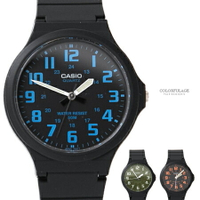 CASIO卡西歐 簡約清晰數字夜光指針石英手錶 大框中性款腕錶 柒彩年代【NE1869】原廠公司貨