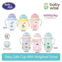 Baby Safe Cup With Weighted Straw 370ml - Botol Minum Bayi DB07G - Green