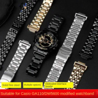 Multiple styles For Casio DW5600 GW-B5600 GW-M5610 GA 110 100 120 GD 100 Refit Band Men's watch Strap Stainless Steel Watchband