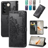 Flip Case Phone Cover For VIVO Y16 Y01 Y75 Y74s Y73 Y70s Y55 Y54s Y31s Y52t Y50 Y30 Y35 Y33 Y02s Y1s Y22 Leather Phone Case