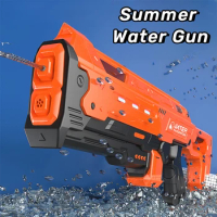 Electric Water Gun Filter Rechargeable Automatic Water Squirt Guns Toys Absorption Continuous Shoot Toy Gun For Boys Girls