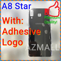 ใช้ได้กับ (2 สี) ชิ้นส่วนฝาครอบแบตเตอรี่ NEW ORI พร้อมกาว สำหรับ Samsung Galaxy A8 Star / G885F (เกร