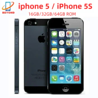 Apple iPhone 5 / iPhone 5S 16GB 32GB 64GB ROM 4.0" LCD IOS 8MP 1GB RAM Dual Core Unlocked 4G LTE Cheap Mobile Phone Simple Set