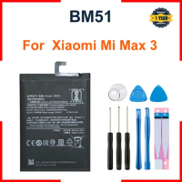 BM51 5500mAh Xiao mi Battery For Xiaomi Mi Max 3 Max3 BM51 High Quality Phone Replacement Batteries