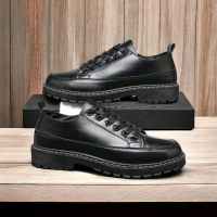Sepatu pantofel pria docmart Carlos Shoes Hitam