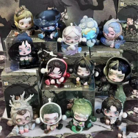 Cute Anime Figure Gift Surprise Box Original Skullpanda Chinese Ink Painting Series Blind Box Toys Model Confirm Style