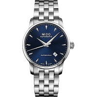 MIDO 美度 官方授權 永恆午夜藍機械錶 送禮推薦-38mm M86004151