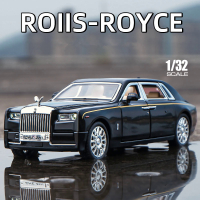 1:32 Rolls Royce ผีล้อแม็กรถยนต์รุ่น D Iecast และของเล่นยานพาหนะโลหะรถรุ่นเก็บจำลองแสงเสียงเด็กของขวัญ