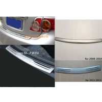 For Toyota Corolla Altis 2008 2009 2010 2011 2012 2013 Car Cover Stainless Steel Outside Rear Bumper Tailgate Pedal Strip Plate