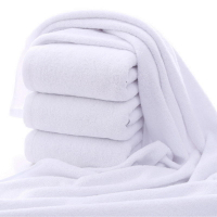 飯店浴巾 白色純棉浴巾 純棉大浴巾 酒店浴巾 毛巾【DK150】  123便利屋