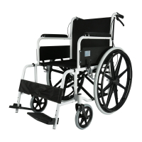 【輪椅】雅德鋼制老年人經濟型輪椅可折疊殘疾人輕便代步車腳踏可調