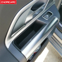 Interior Door Handle Storage Box For Mercedes Benz GLA 180 200 2020-2021 Container Holder Tray Accessories Car Styling