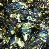 100G blue variegated gold Flake leaf in good quality , free shipping