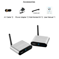 AV530 5.8GHz Wireless Video Digital Set-Top Box Wireless Sharing Multifunction Transmitter Receiver with UK Plug