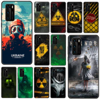 Phone Case For Huawei P 60 50 40 30 20 PRO Lite Cover NEW phone for huawei P 60 50 40 30 Lite pro Art case Chernobyl Radiation