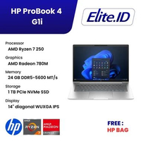 HP ProBook 4 G1a Ryzen 7 250 24GB 1TB SSD 14"IPS Radeon 780M IR Win11Pro