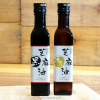 【手工現榨季節限定】17BUY台灣冷壓芝麻油雙喜組 250ml（黑+冷壓）