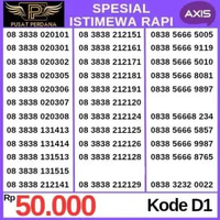 Nomor / Nomer Cantik Kartu Perdana Axis