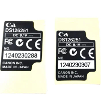 For Canon 7D 70D 800D Bottom Label Paper Body Number Paper Camera Number Paper Cameradigital sticker bottom body digital sticker