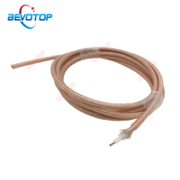 RG400 Cable High Quality Low Loss 50 Ohm 50-3 Double Shielded RF Coaxial Cable Jumper Wire Cord 50CM 1M 3M 5M 10M 15M 20M